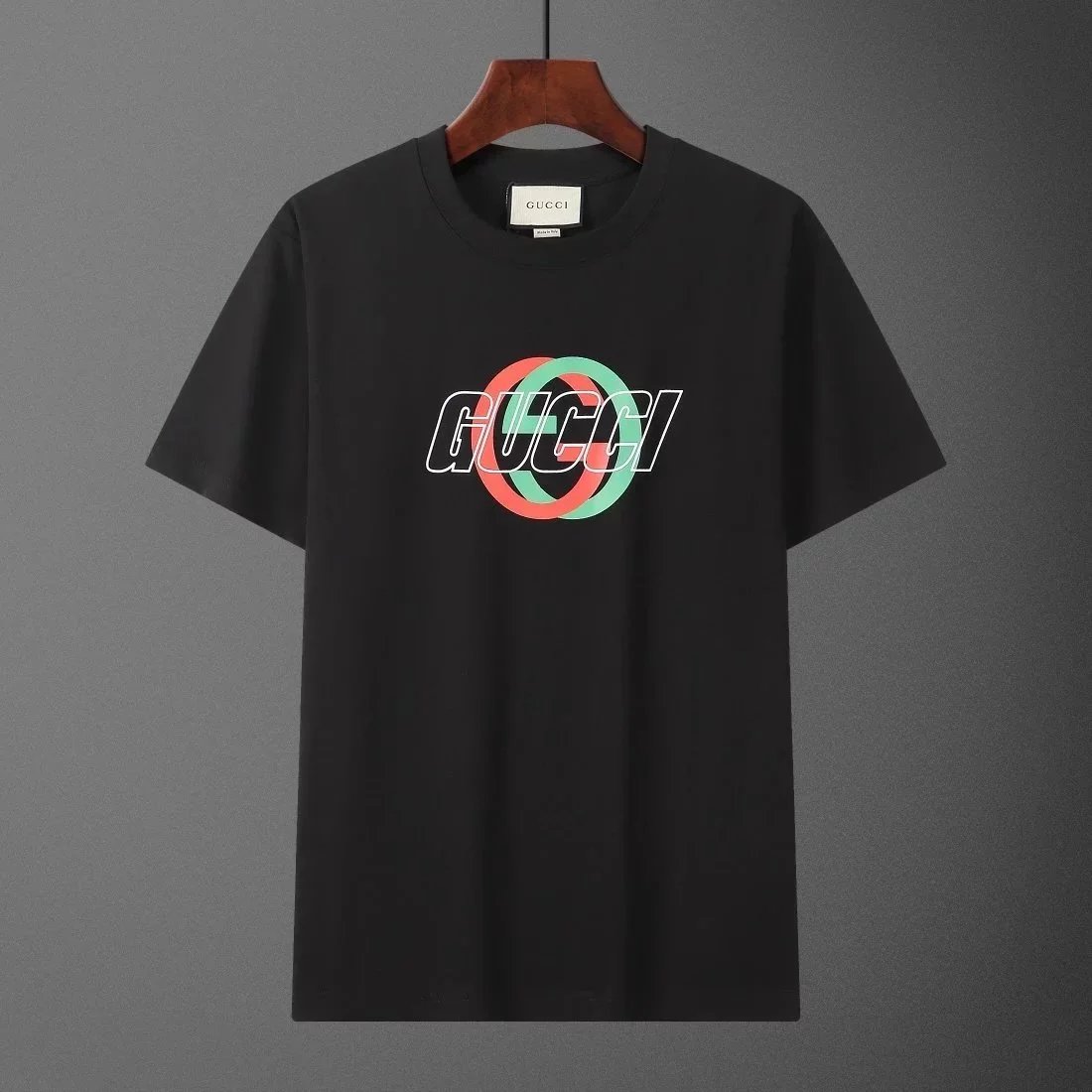 black background red green big standard 002