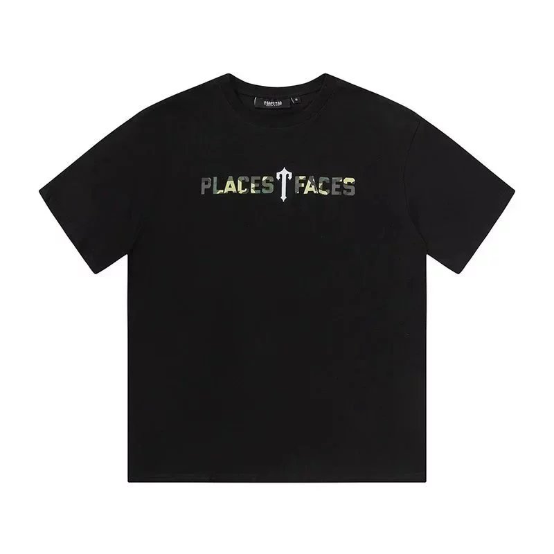 Black background camouflage print 002