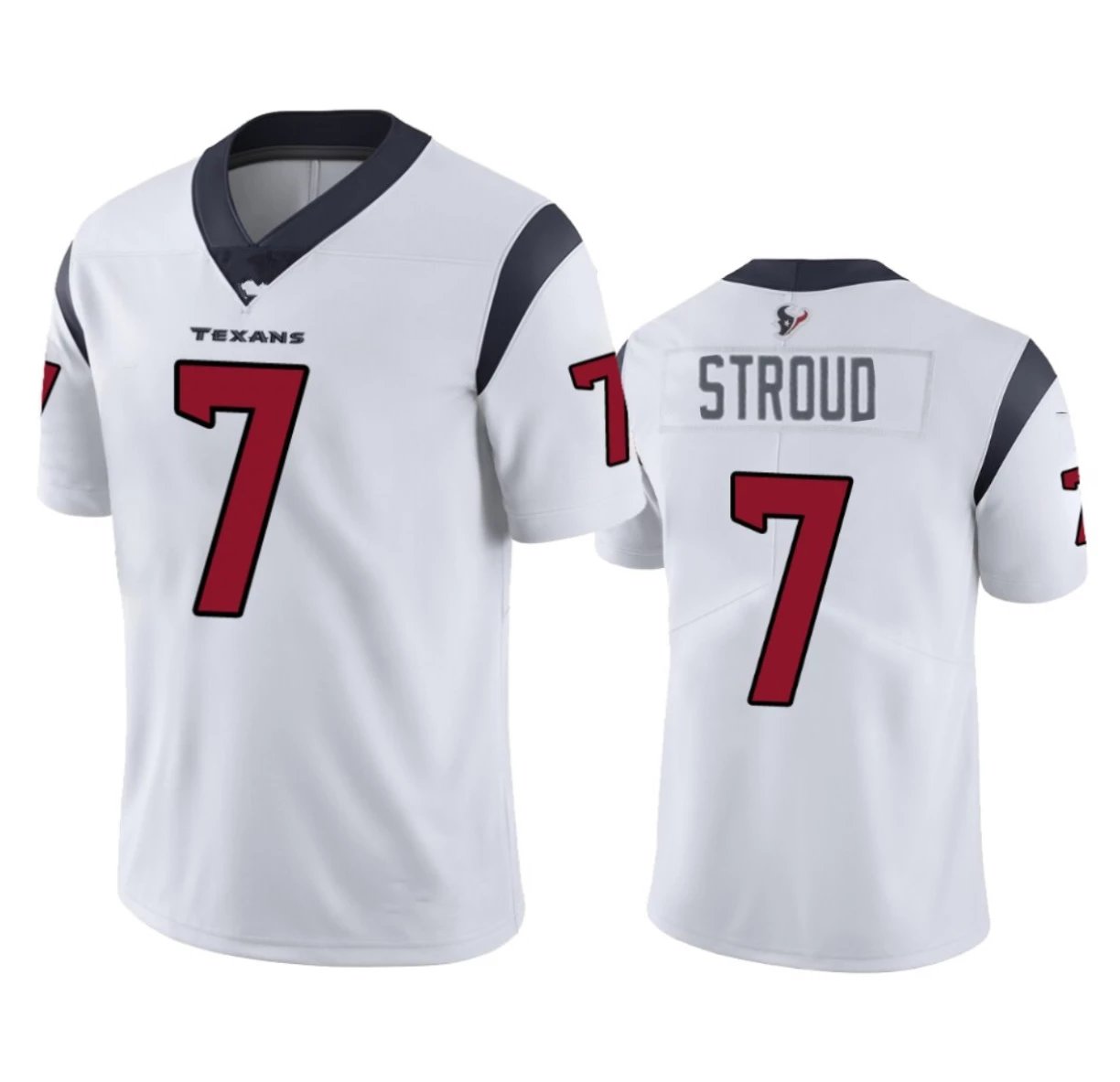 Texans White Scarlet Letter 7