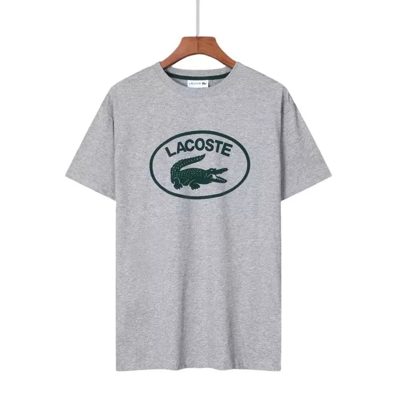 2 gray short-sleeved shirt