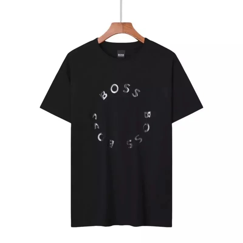 8 black short-sleeved