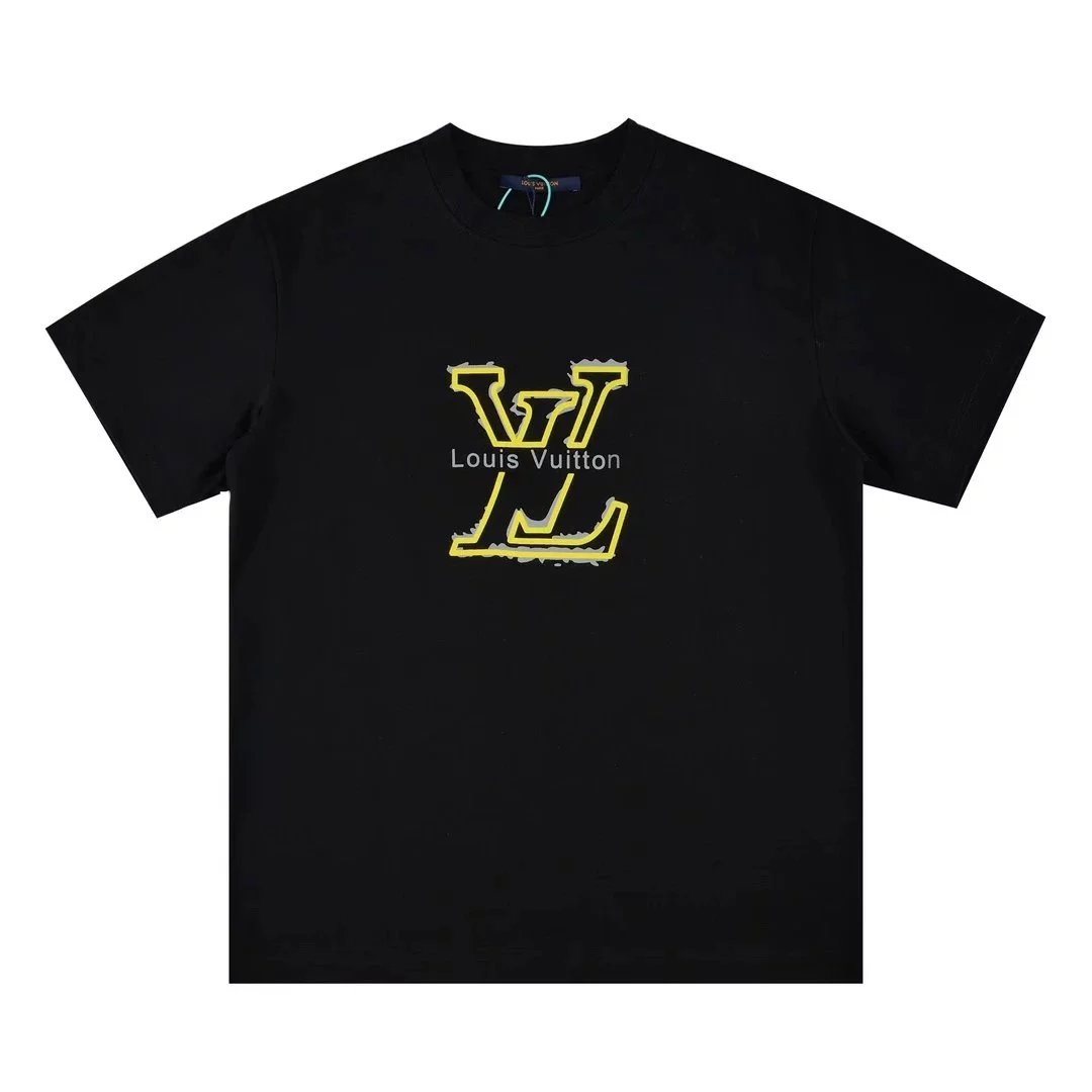 Black and yellow hollow-out logo 002