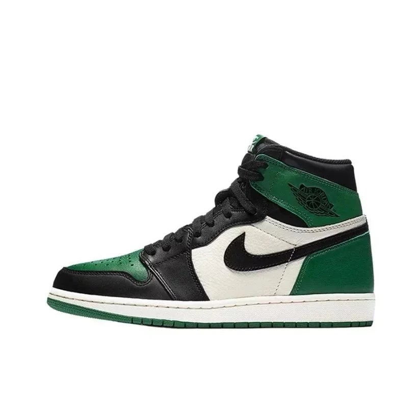Guangdong-made, authentic AJ1 Black and Green Toe