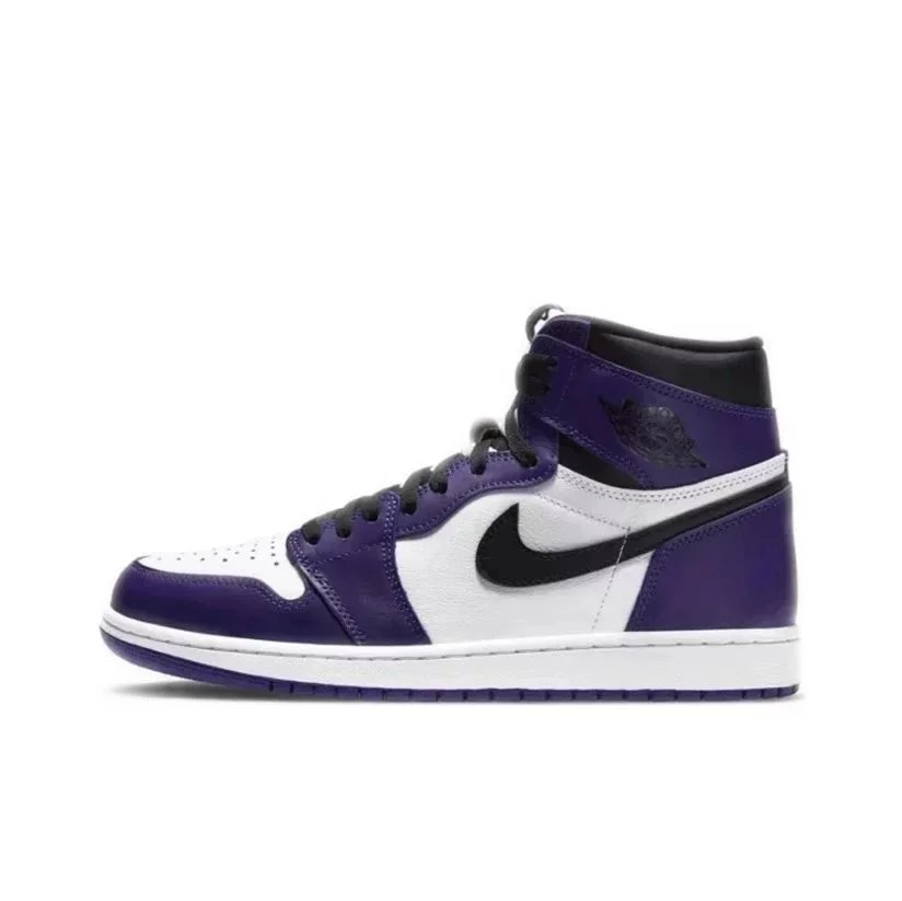 Guangdong-made, authentic AJ1 White-Purple Toe