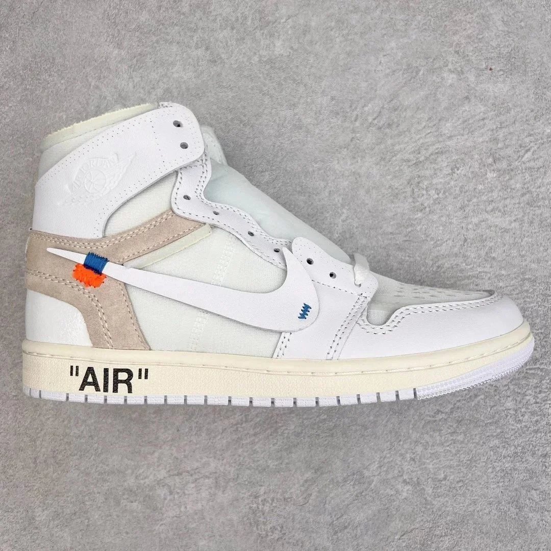 Dongguan-made, authentic AJ1 OW white collaboration