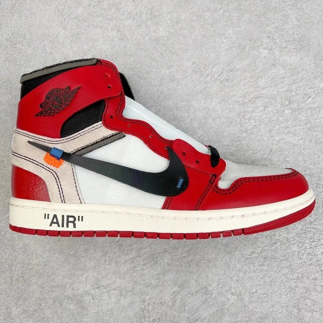 Guangdong-made, authentic AJ1 OW Red collaboration