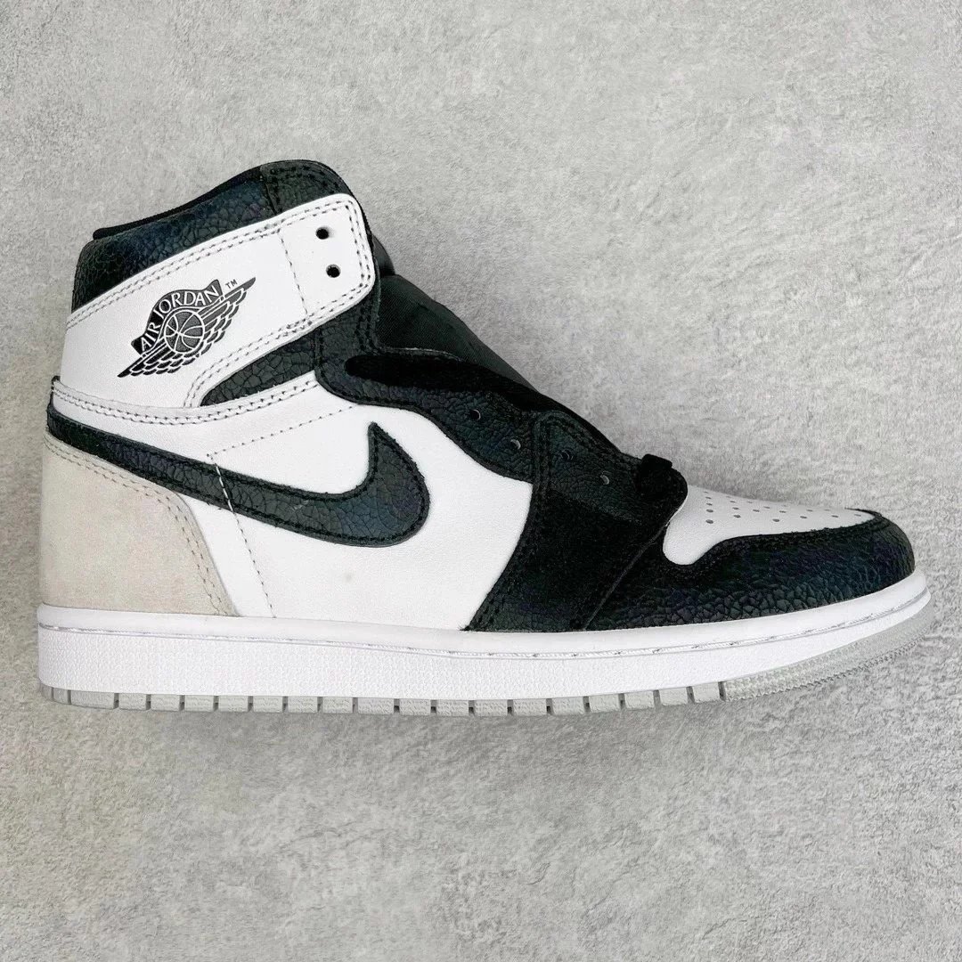 KZ AJ1 gray-white suede 555088-108