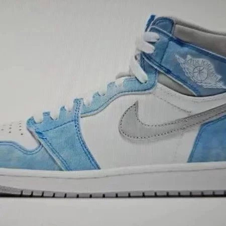 KZ AJ1 washed blue