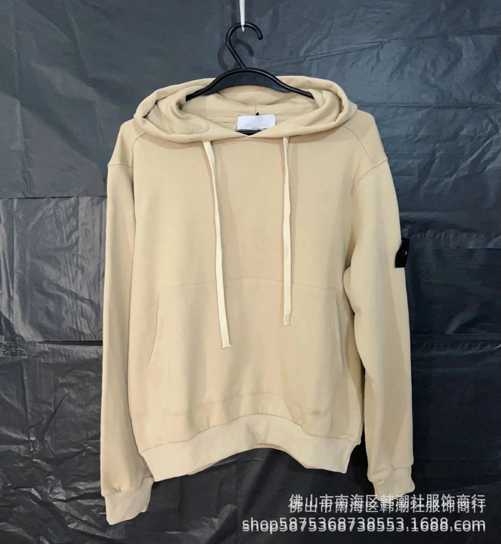 601 hoodie, khaki color