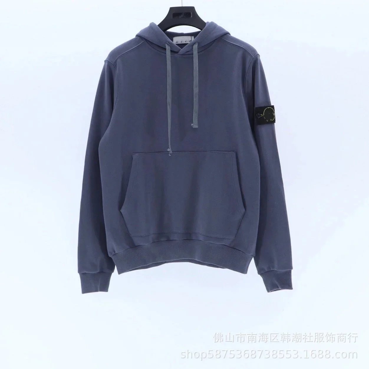 601 hoodie gray-blue