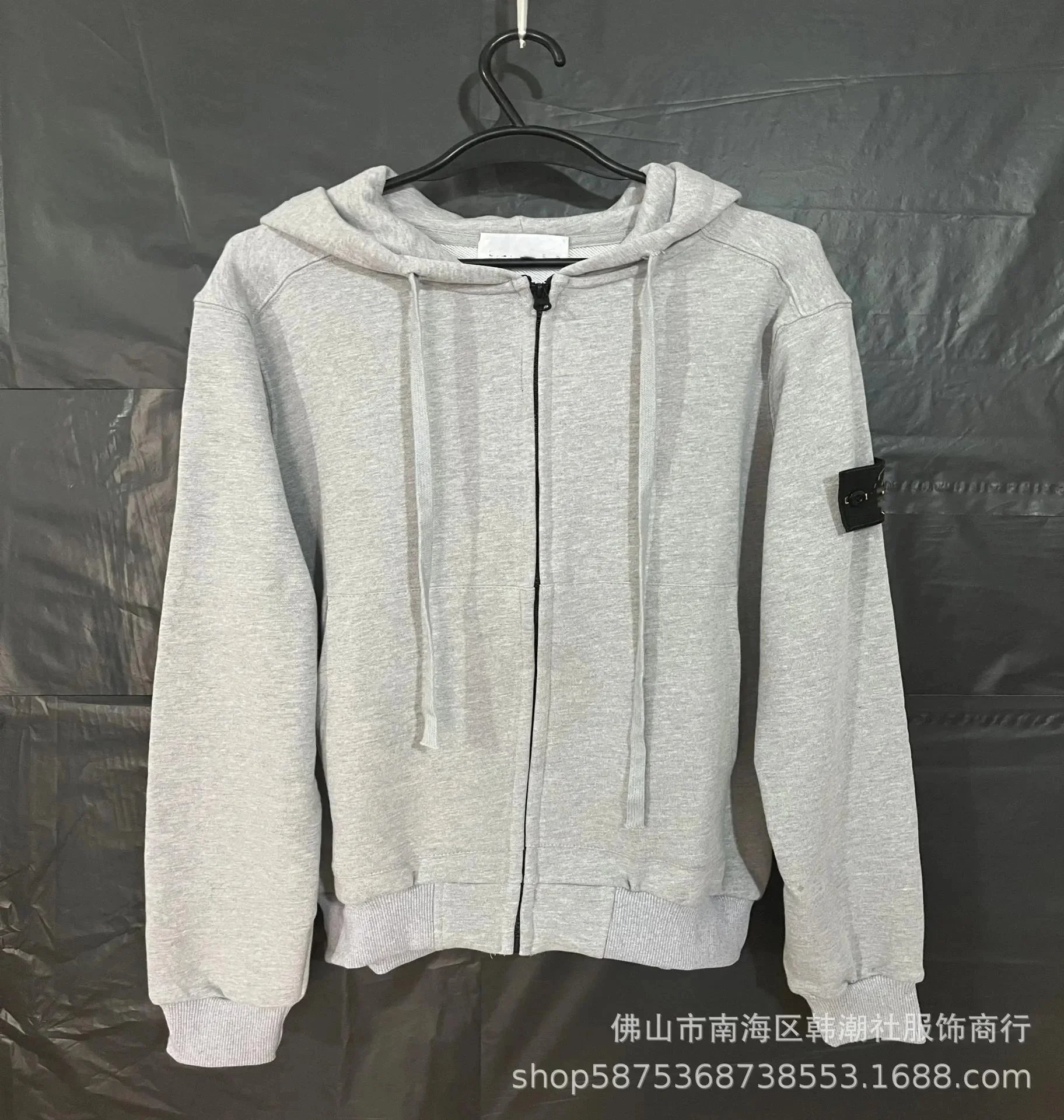 603 Zipper Heather Gray
