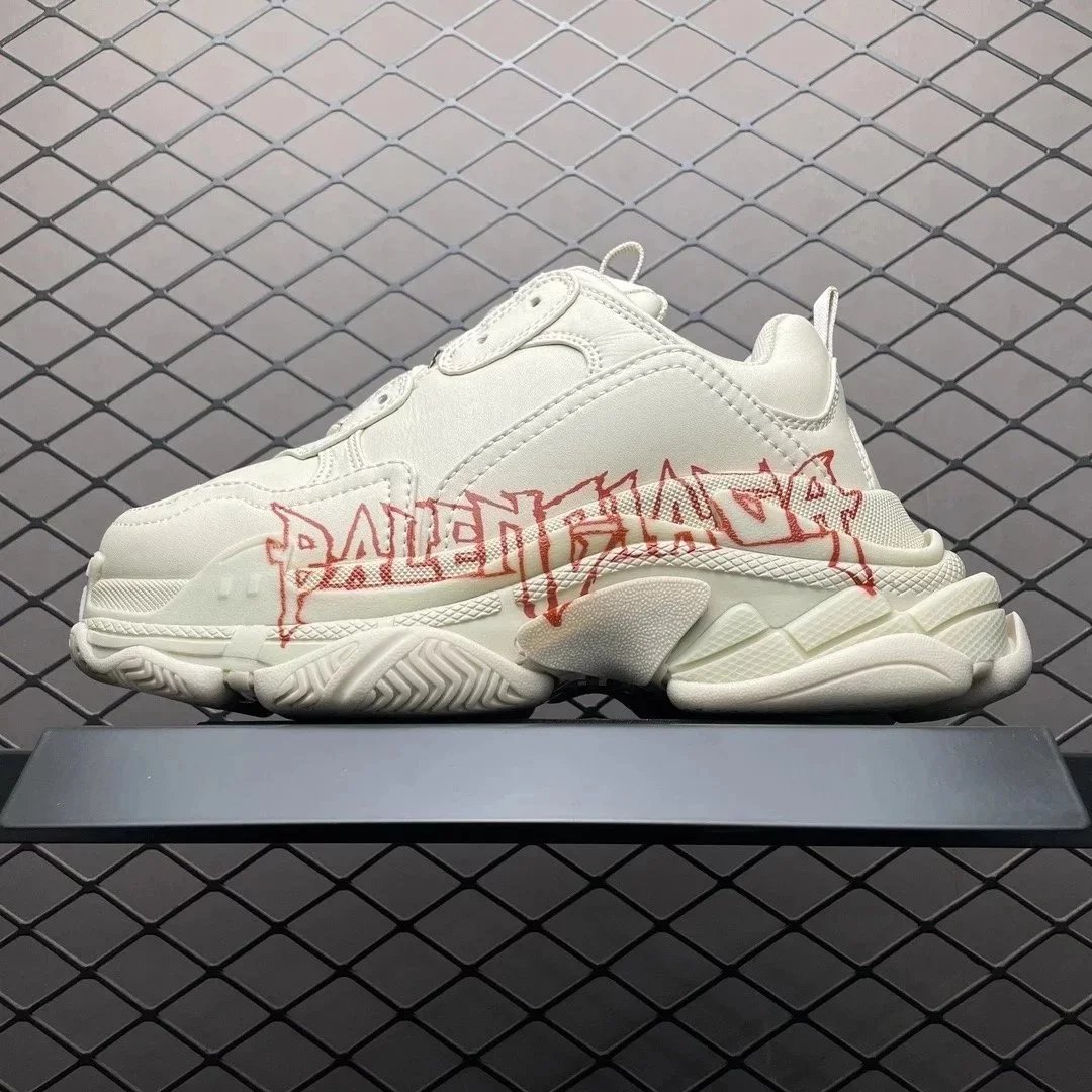 White and red letters