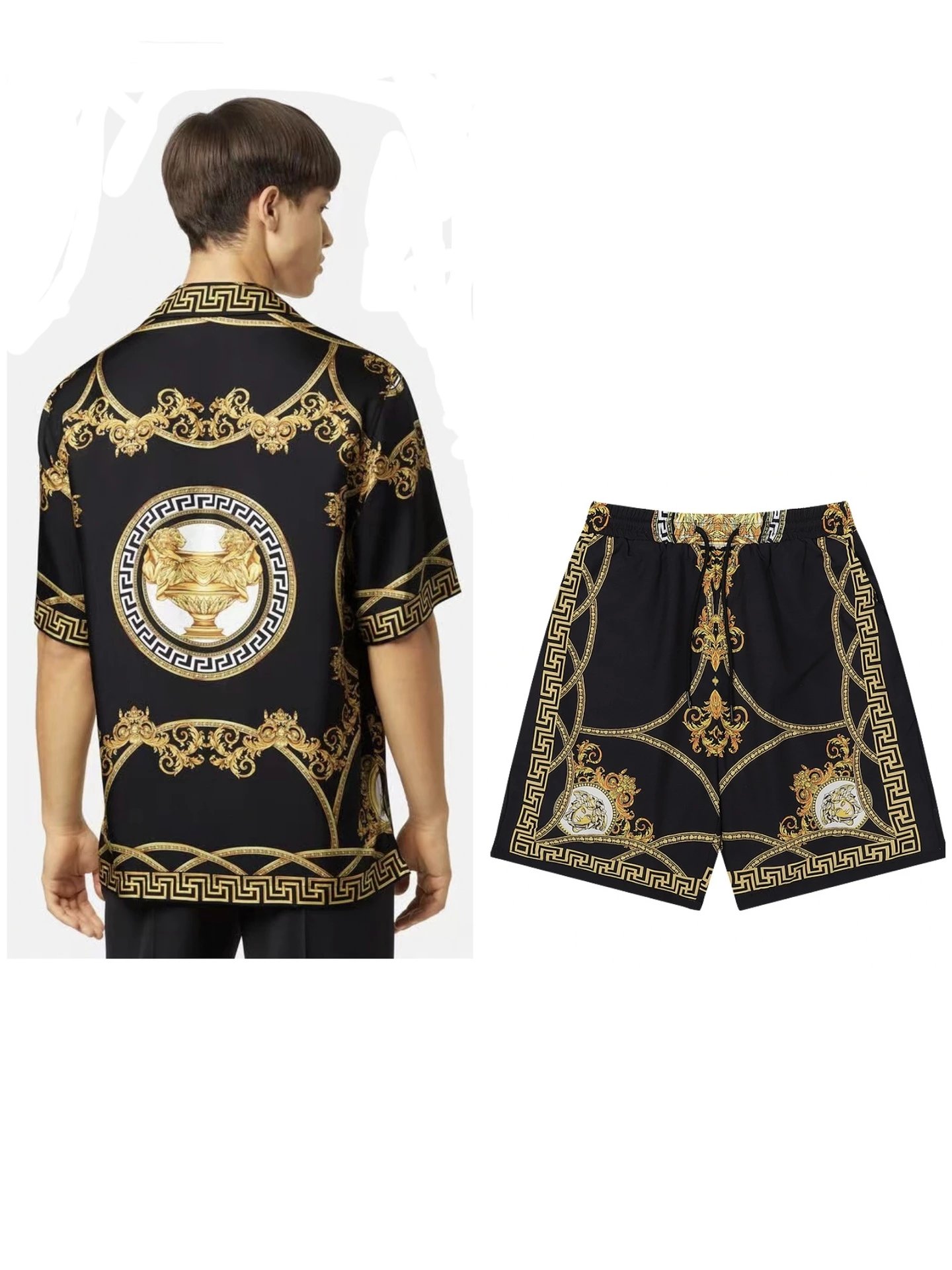 4 Black Gold Set