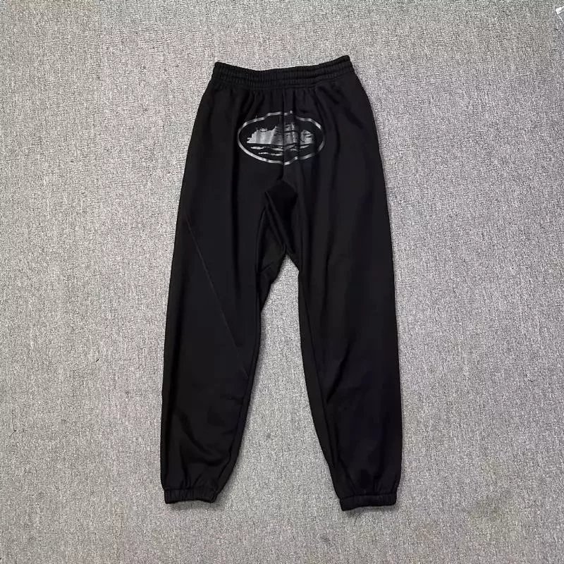 Sweatpants – Black with Silver Logo