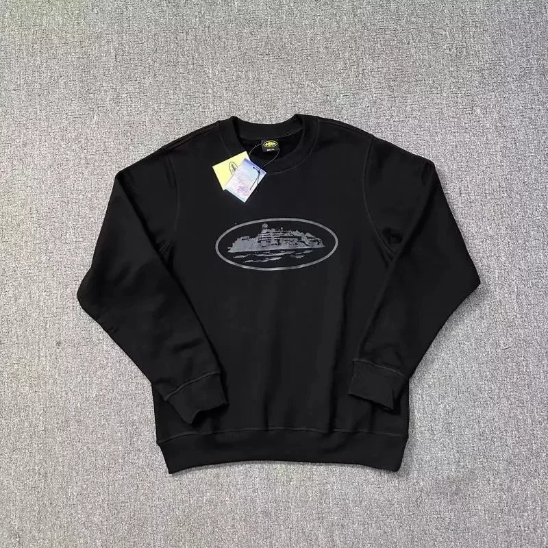 Sweatshirt – Black with Silver Label