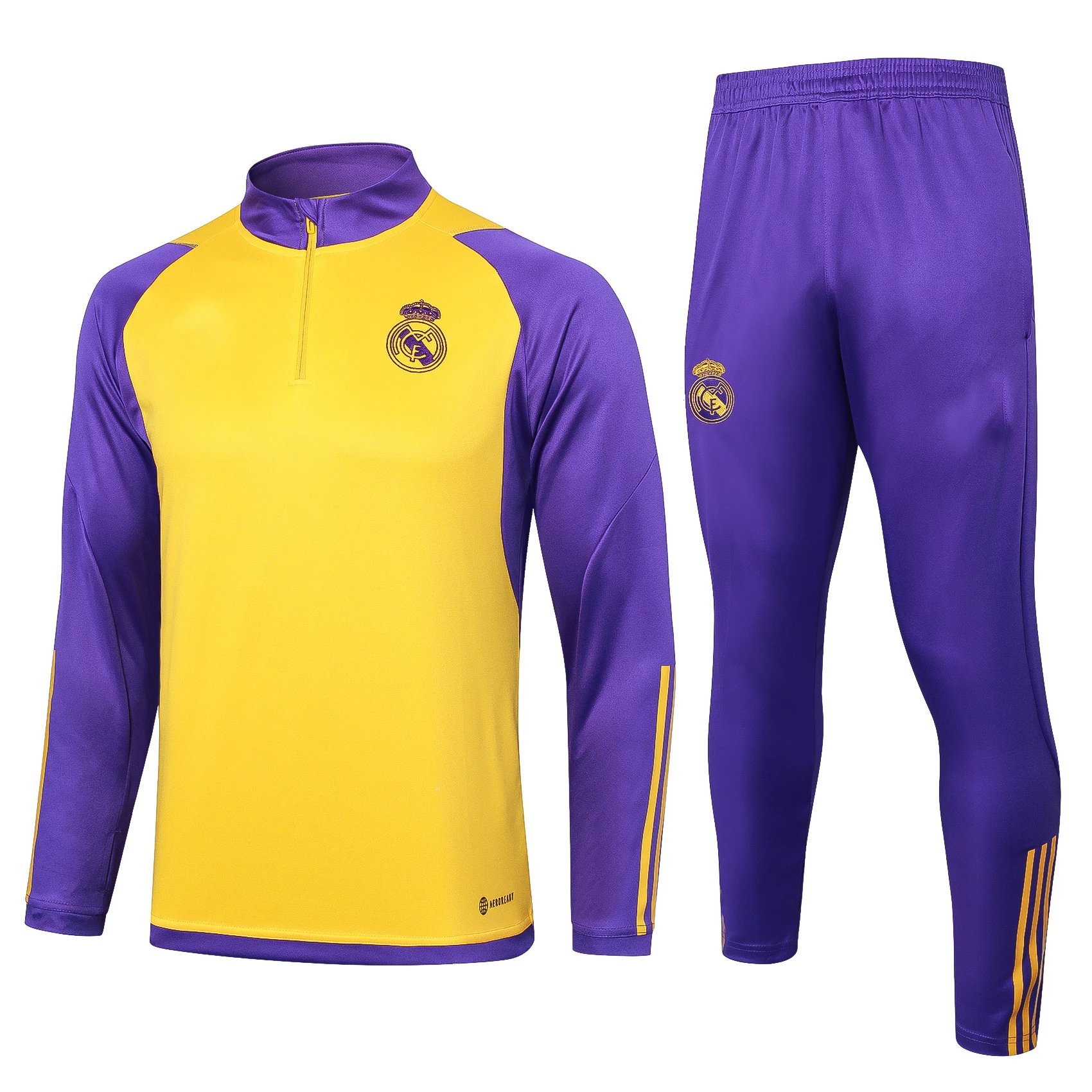 Half pull Real Madrid yellow 2324