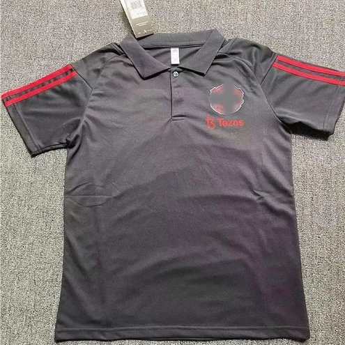 Gray with red trim