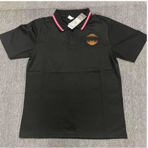 Black stand-up collar