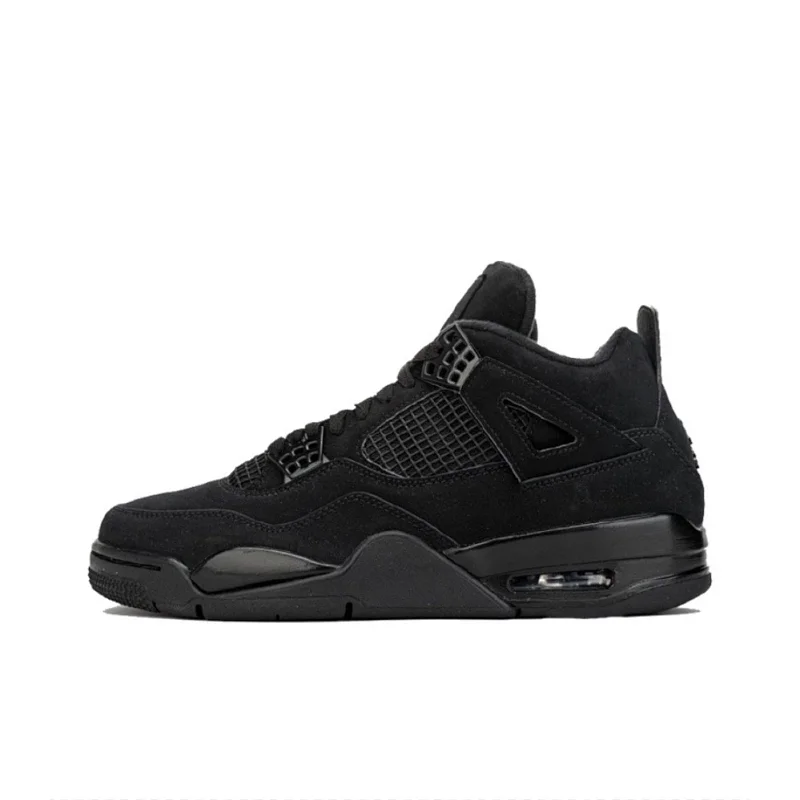 Jordan Air Jordan 4 Retro Black Cat Basketball Sneakers Black