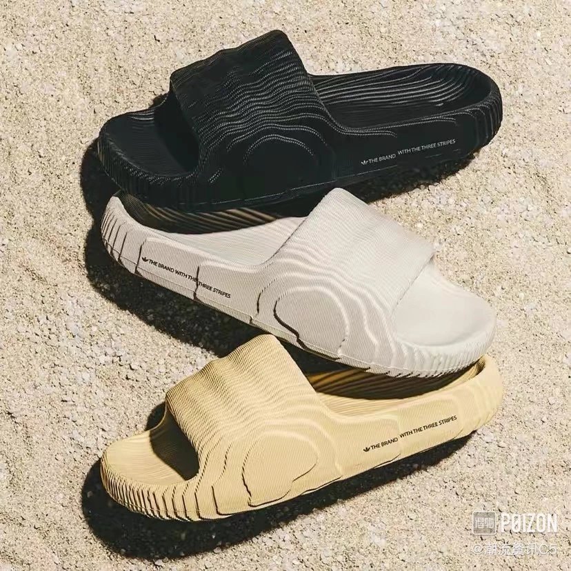 Adidas Adilette 22 Chunky Slides Sandals Multicolor