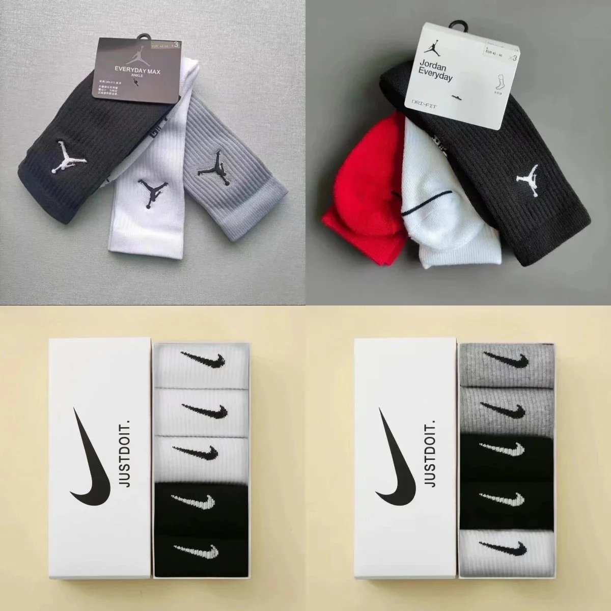 Jordan Everyday Max Ankle Athletic Socks Multicolor
