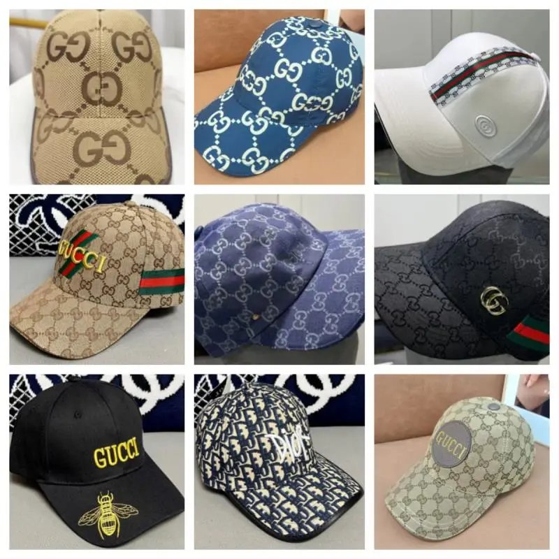 Gucci Monogram Baseball Cap Classic Streetwear Baseball Cap Multicolor
