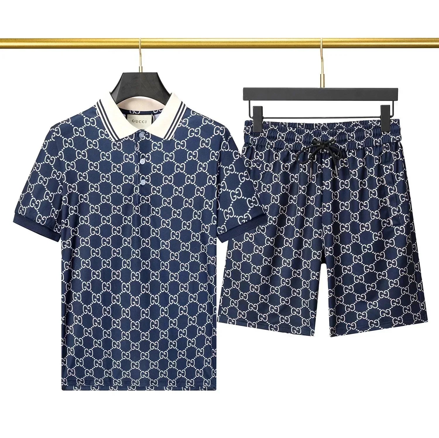 Gucci GG Monogram casual Matching Set Navy