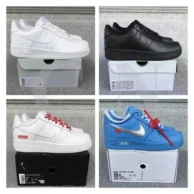 Nike Air Force 1 Low Top Sneakers Multicolor