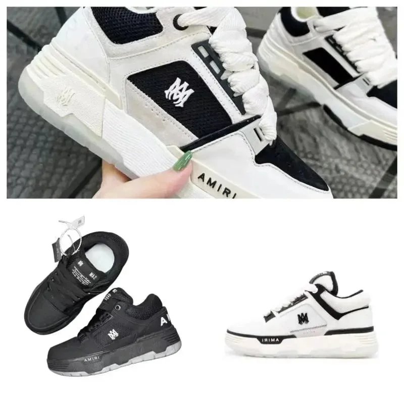 Amiri MA-2 Chunky Sneakers White and Black