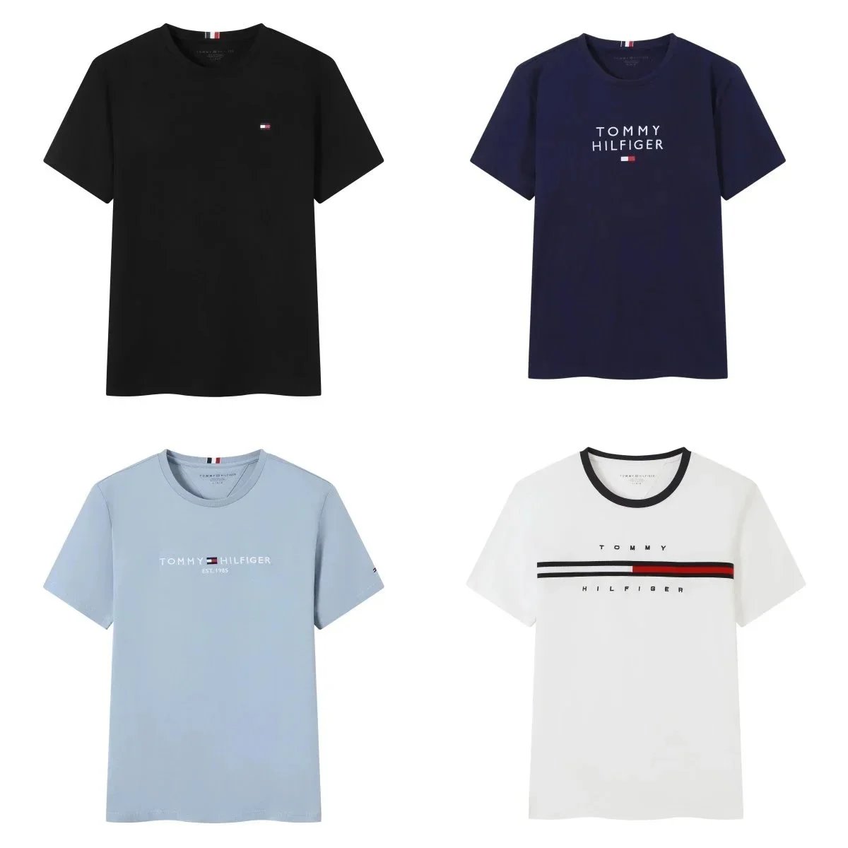 Tommy Hilfiger Graphic Tee Cotton T-Shirt Multicolor
