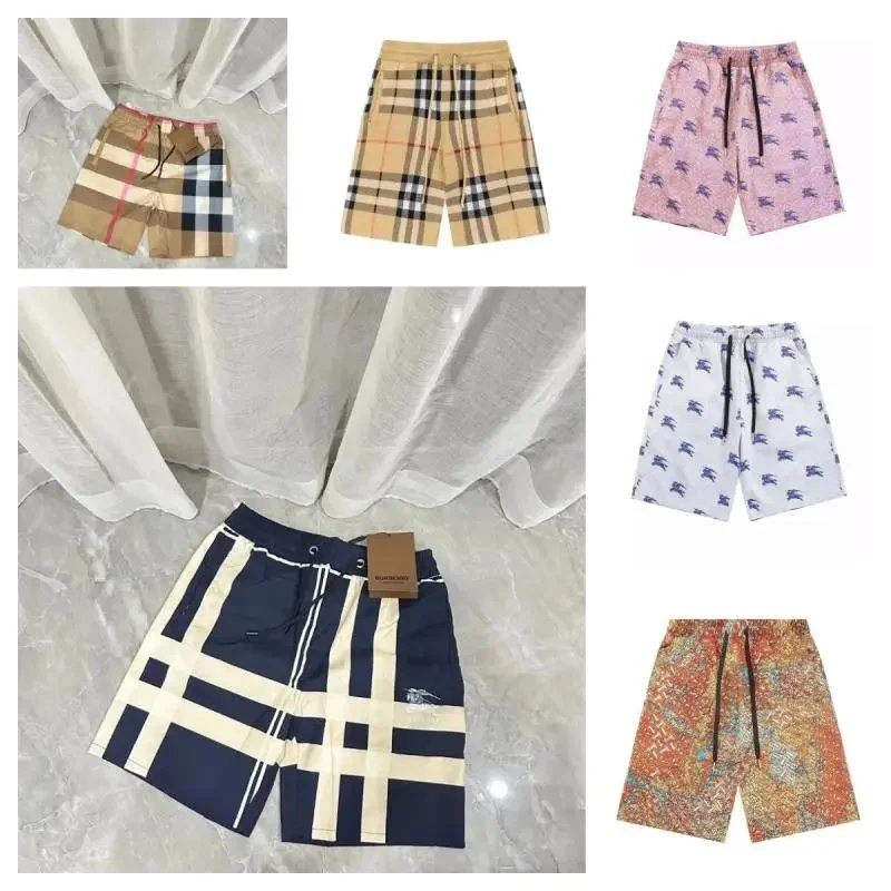 Burberry Check Print Casual Shorts Multicolor