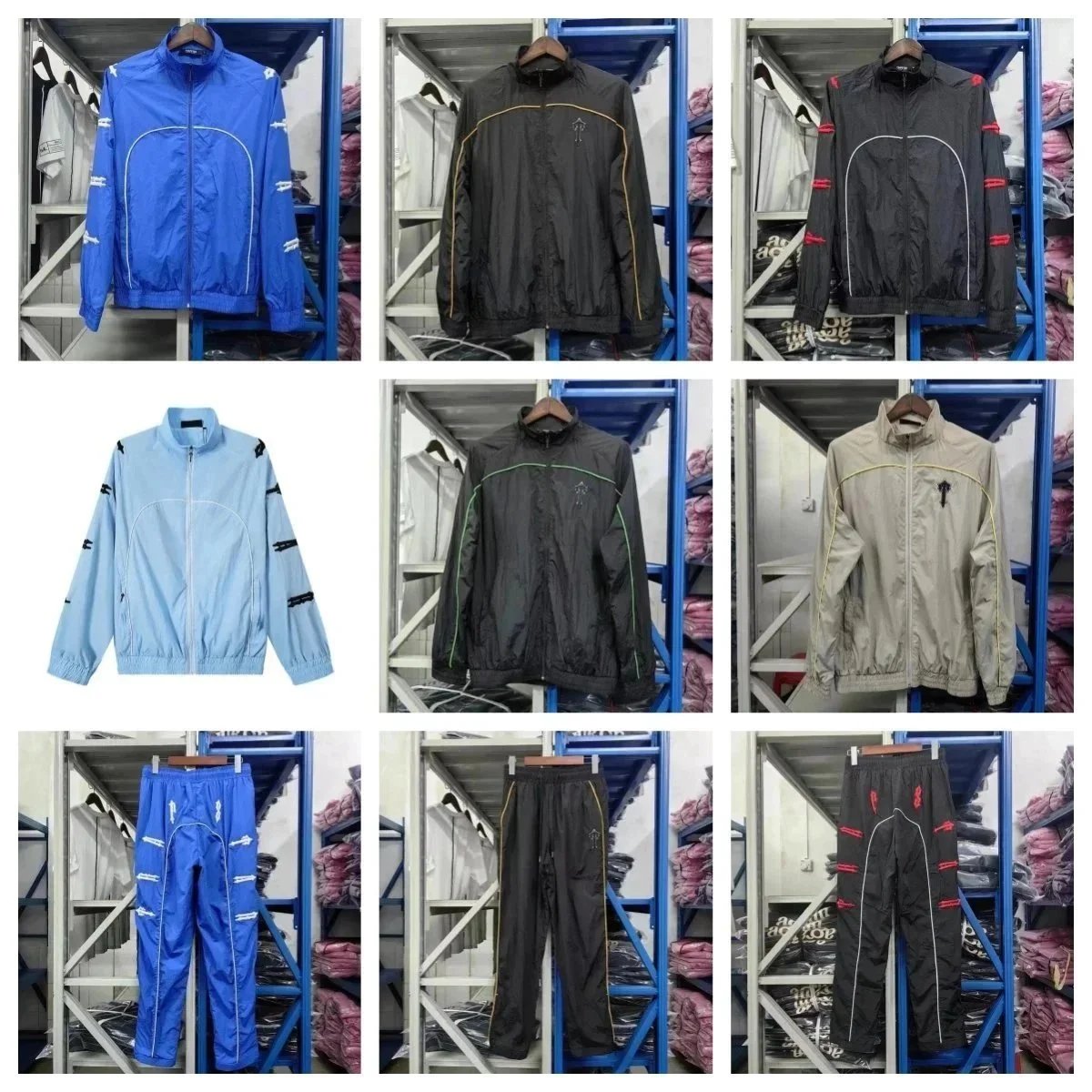 Trapstar Irongate Tracksuit Sporty Nylon Matching Set Multicolor