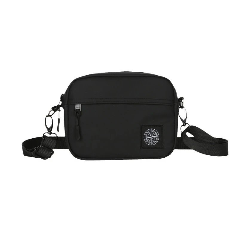 Stone Island Nylon Metal Casual Crossbody Bag Black