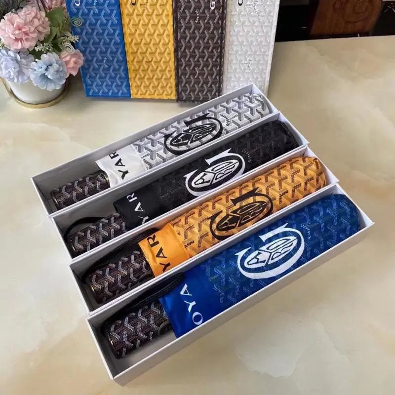 Goyard Monogram Print Luxury Umbrella Multicolor