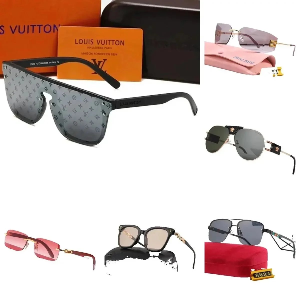 Louis Vuitton LV Monogram Shield Sunglasses Black