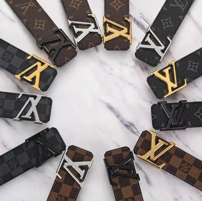 Louis Vuitton LV Initiales Classic Leather Belt Multicolor