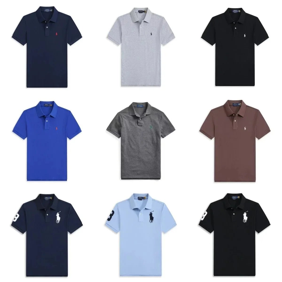 Ralph Lauren RL Classic Fit Mesh Polo Shirt Multicolor