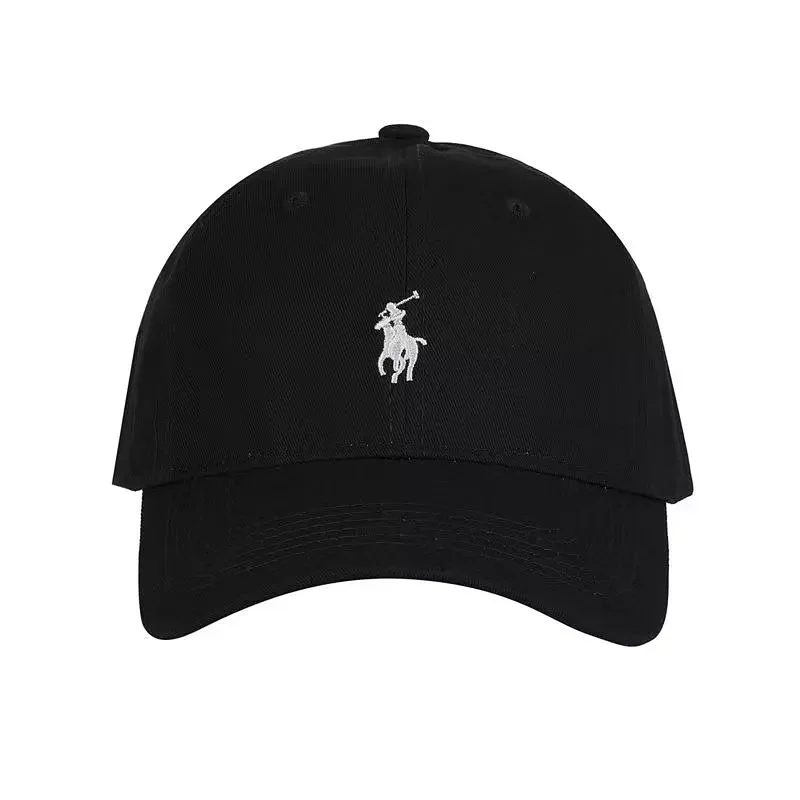 Ralph Lauren RL Classic Pony Baseball Cap Cotton Black