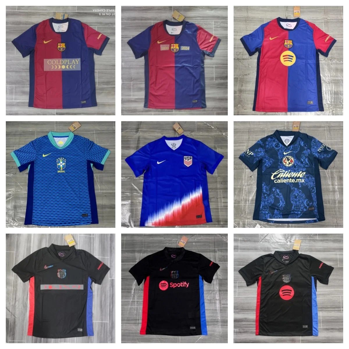Nike Football Jersey Collection Retro Soccer Jersey Multicolor