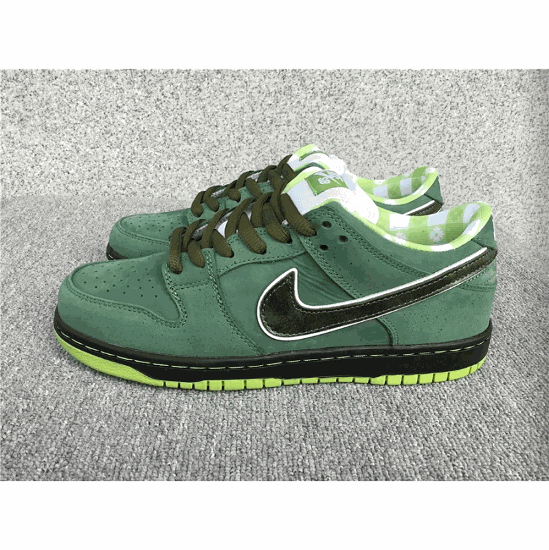 Nike SB Dunk Low Pro Green Apple Chunky Sneakers Green