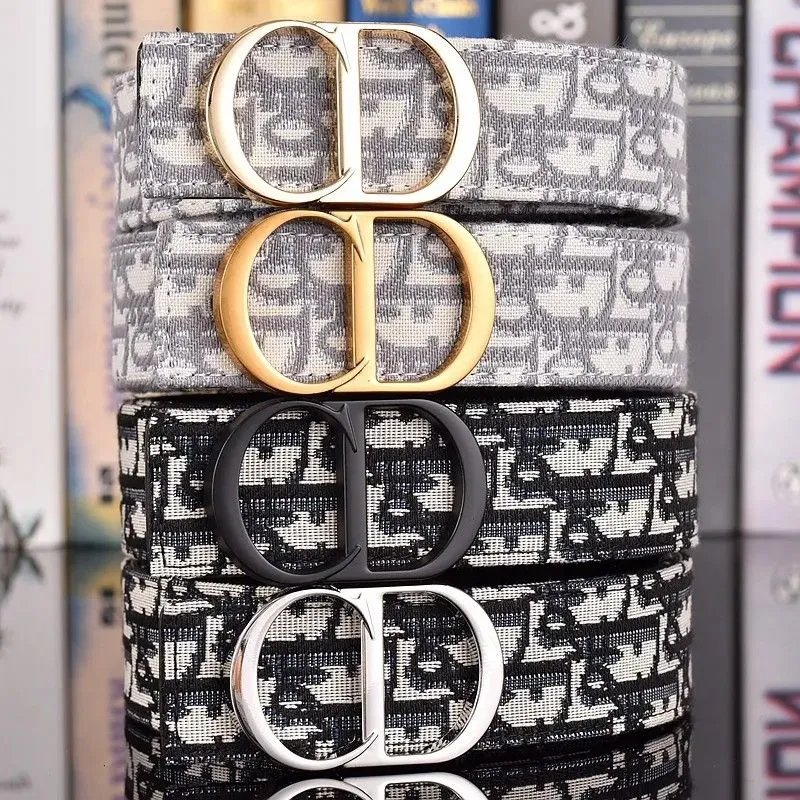 Dior Oblique Jacquard luxury Belt Multicolor