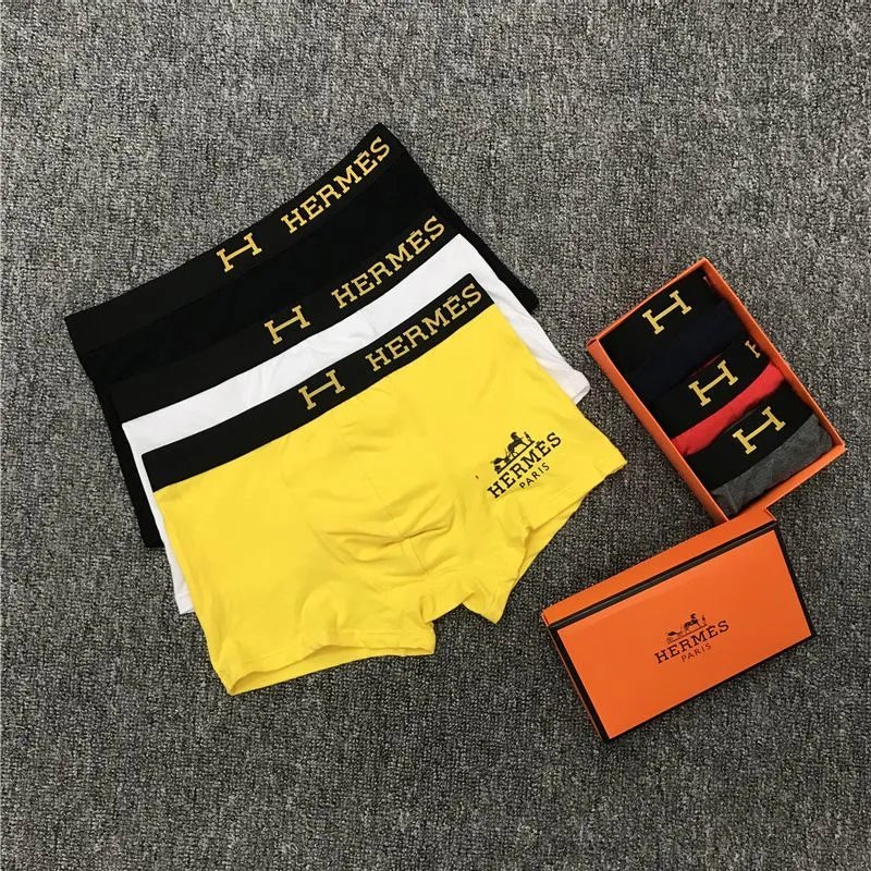 Hermes Boxer Briefs Comfortable Underwear Set Multicolor