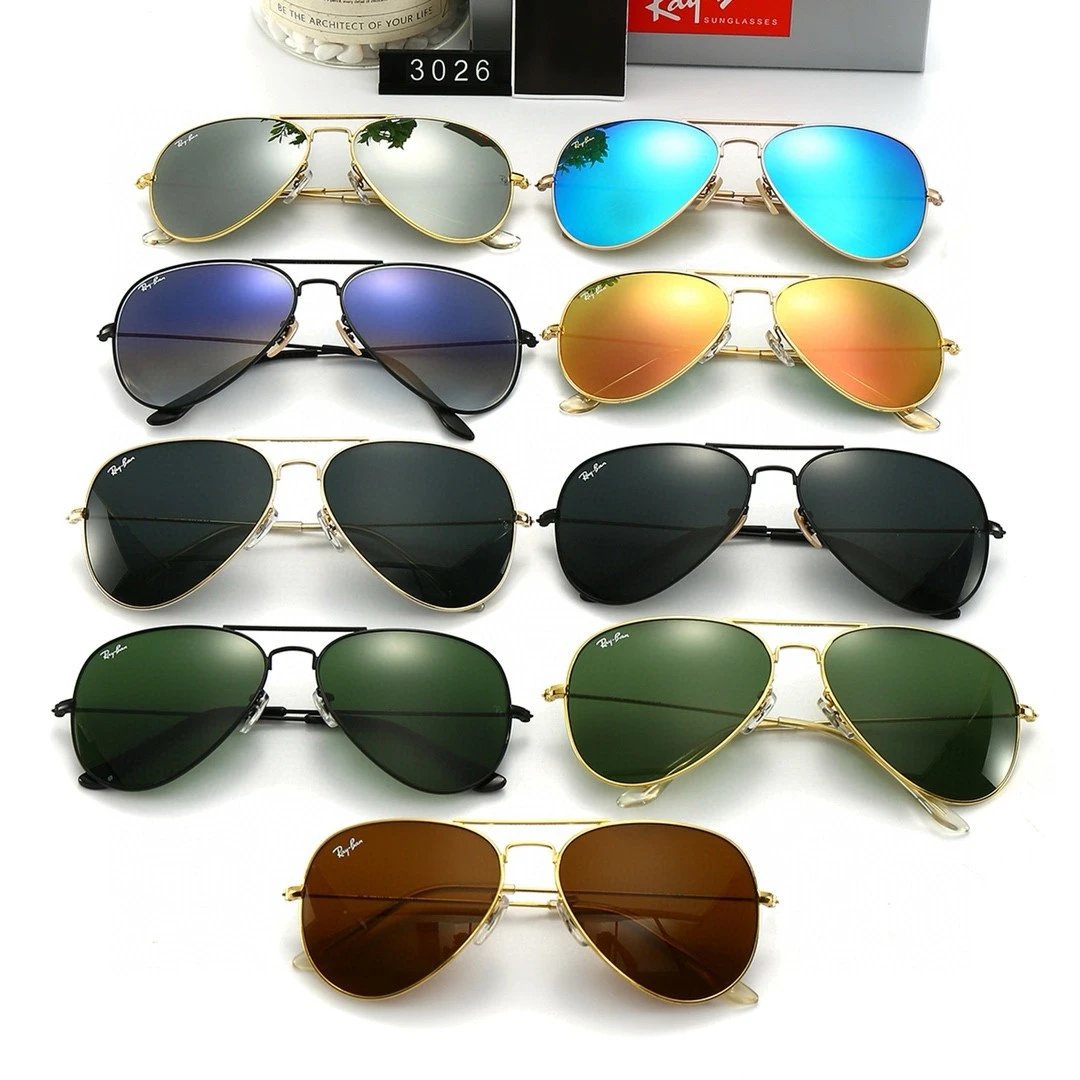 Ray-Ban Aviator 3026 Classic Pilot Sunglasses Multicolor