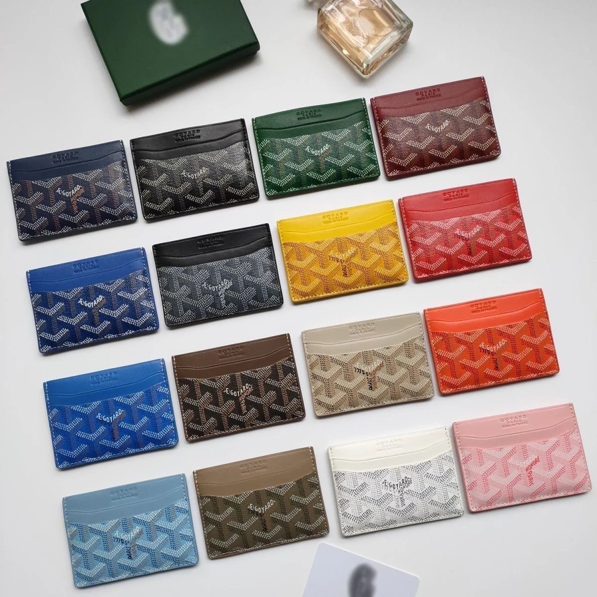 Goyard Saint Sulpice Iconic Canvas Card Holder Multicolor
