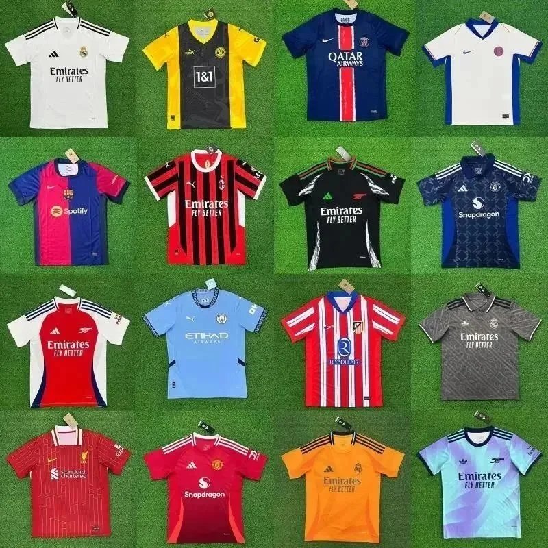 Design Football Jersey Collection Retro Soccer Jersey Multicolor