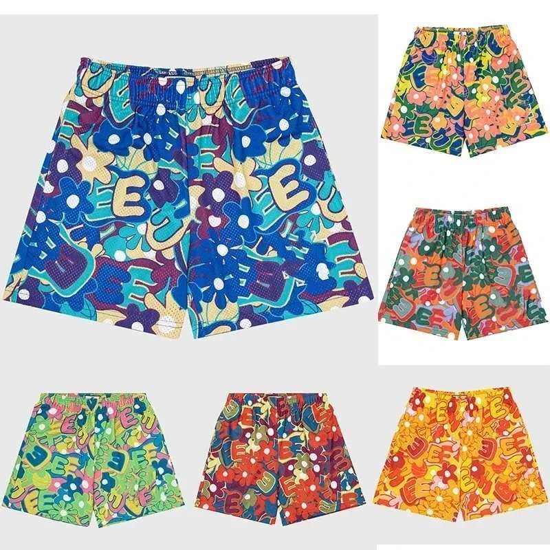 Eric Emanuel EE Floral Mesh Streetwear Shorts Multicolor