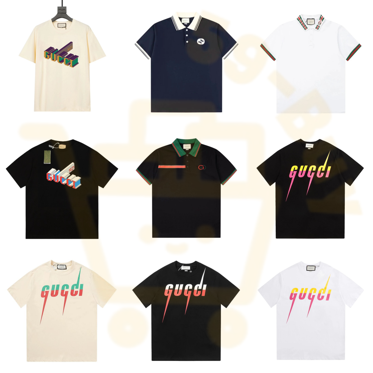 Gucci Graphic Print Cotton T-Shirt Multicolor