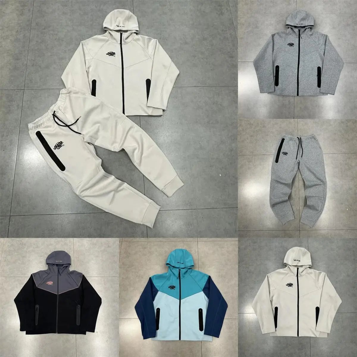 Nike Tech Fleece athletic Tracksuit Set Multicolor