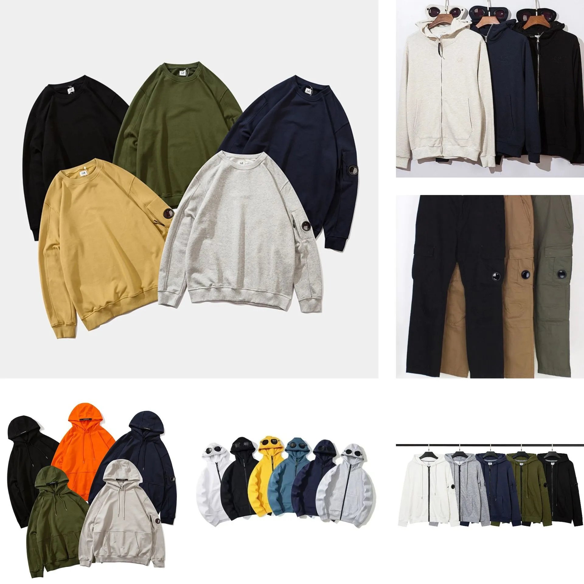 C.P. Company Lens Detail Casual Streetwear Apparel Multicolor