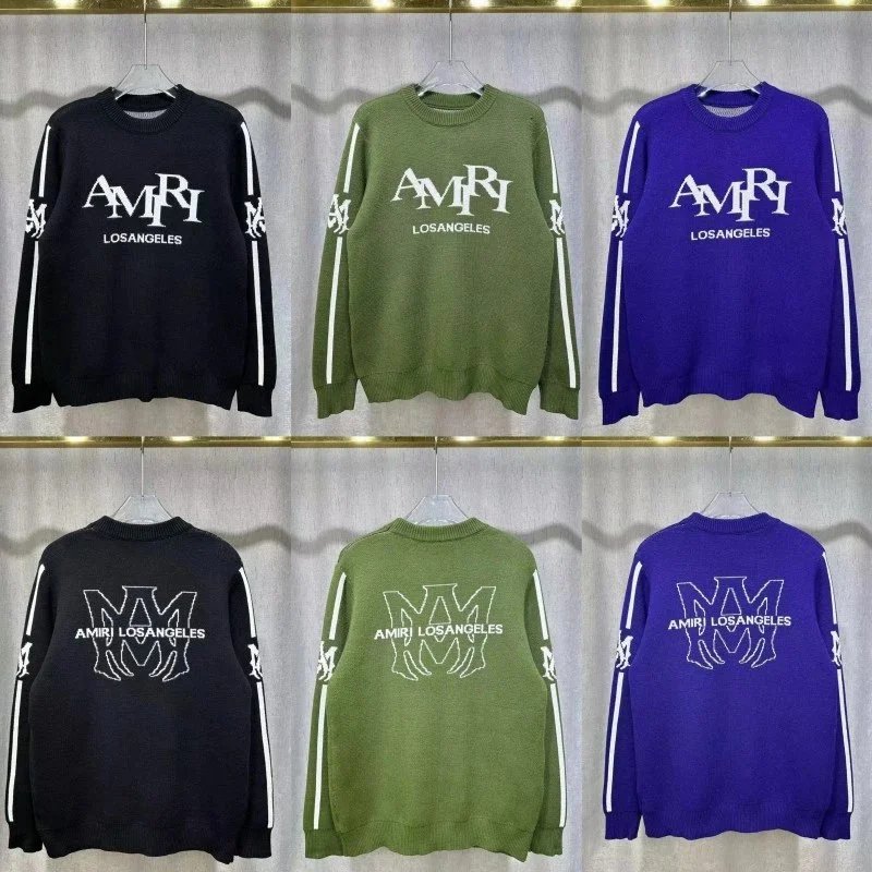 Amiri Los Angeles Knit Crewneck Sweater Multicolor